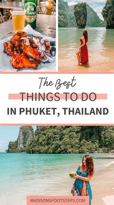 the best things to do in phoket, thailand with text overlaying