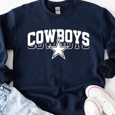 - Shirt Materials: 50% Combed Cotton And 50% Polyester - Size: The Shirt Runs True To Size. 5 Sizes Available: S, M. L, Xl, 2xl,3xl - Ship: Fast Shipping. Made And Shipped From Usa. - Please Follow Me For New Items. Football Cowboys, Cowboys Sweatshirt, Spongebob Shirt, Dallas Cowboys Shirts, American Eagle Sweatshirt, Tactical Shirt, Bulldog Shirt, Navy Blue Shirts, Wrangler Shirts