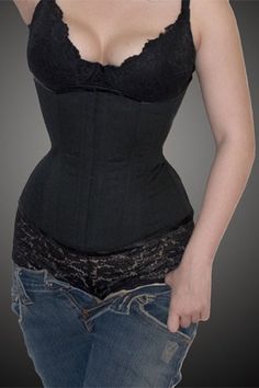 Meschantes Ready to Wear Black Training Corset for Daily Wear - Your Size - Great for the Holidays. $139.00, via Etsy. Michelle Lewin, Plus Size Black, Steam Punk, Beautiful Lingerie, Plus Size Lingerie