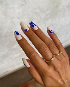 Matisse Inspired Nails | 2022 Nail Trends You'll See Everywhere In 2023 Checkered Nails, Bright Summer Nails, Subtle Nails, Cute Summer Nails, Classy Nails, Short Acrylic Nails, Nail Trends