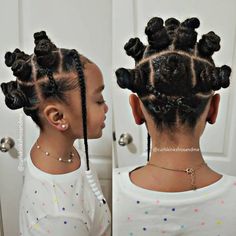 Bantu Knots With Braids, Nubian Knots, Criss Cross Braids, Bantu Knot Styles, Cross Braids, Knot Hairstyles, Bantu Knot, Cute Toddler Hairstyles