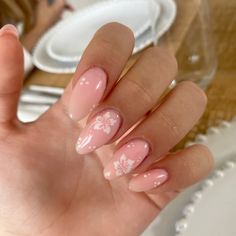 Baby Boomer Nails, Spring Nail Designs, Girly Acrylic Nails, Brighter Days, Basic Nails, Waste Of Time, Pretty Gel Nails, Almond Acrylic Nails, Cute Gel Nails