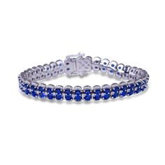 Striking double oval blue sapphire and diamond bracelet. Fana Jewelry, Diamonds Bracelet, Expensive Jewelry, Sapphire Bracelet, Bracelet Online, Designer Fashion Jewelry, Sapphire Jewelry, Jewelry Business, Metal Bracelets