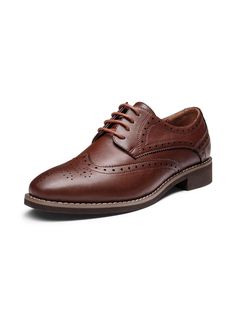 100% vegan leather
Ethylene Vinyl Acetate sole
Soft Vamp: Built with a premium synthetic leather upper for a touch of tenderness. A smooth vamp is easy to upkeep with a damp cloth
Ultra Comfort: Finished with a microfiber cloth lining for a smooth touch. Enjoy optimum comfort in these men's dress shoes
Good Cushioning: A 5mm padded soft latex insole delivers cushioning and shock absorption in each step
Greater Stability: These shoes feature a TPR and rubber outsole for better stability on daily Fitted Oxfords With Brogue Detailing And Flat Heel, Fitted Flat Heel Oxfords With Brogue Detailing, Synthetic Wingtip Leather Shoes With Rubber Sole, Fall Wingtip Oxfords With Branded Insole, Wingtip Dress Shoes With Brogue Detailing For Fall, Fall Wingtip Dress Shoes With Brogue Detailing, Wingtip Dress Shoes With Rubber Sole For Fall, Fall Wingtip Dress Shoes With Rubber Sole, Formal Synthetic Wingtip Dress Shoes