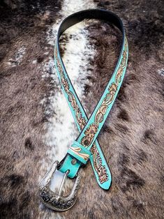 Myra Bag - Canyon Shadow Hand - tooled Belt - Apparel - Myra Bag - Bronco Western Supply Co. Leather Belts Western, Tooled Belt, Tooled Leather Belts, Turquoise Painting, Western Boutique, Outfit Shop, Desert Landscape, Hand Tooled Leather, Western Belts