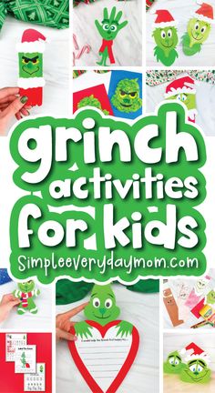 grinch activities for kids to make