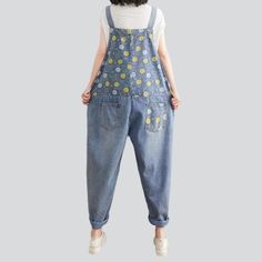 Step into the summer with a blast from the past ââ‚?introducing the 2023 Spring-Summer Collection's Y2k-mode Partly Bubble Print Denim Jumpsuit!Why It's Right for YouThis jumpsuit is sure to make you stand out in the crowd! With its loose-fit silhouette. painted bubble print. and suspenders closure. it fuses the beauty of the past with the trends of the present. Show off your unique style with this edgy. yet sophisticated. piece.Key Highlights: Y2K Vibes: Show off your nostalgic side with y2k-st Sleeveless Loose Fit Jumpsuits For Spring, Sleeveless Denim Blue Overalls For Summer, Non-stretch Sleeveless Denim Jumpsuit For Summer, Summer Denim Overall Jumpsuit, Summer Overalls With Pockets For Spring, Summer Overalls With Relaxed Fit, Sleeveless Medium Wash Overalls For Summer, Printed Blue Cotton Jumpsuit And Romper, Sleeveless Medium Wash Summer Overalls