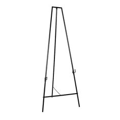 an easel is standing upright against a white background