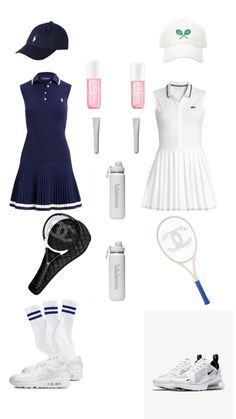 Cute Tennis Outfit, Mode Tennis, Tennis Core, Tennis Lifestyle, Cute Golf Outfit, Minimalistic Outfits, Golf Attire, Tennis Fashion, Workout Attire