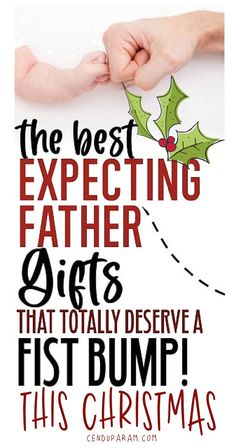 the best expecting father gifts that totally deserves a fist bump this christmas season - printable holiday card