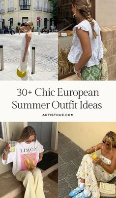 European Summer Outfit Ideas | Outfit Inspo for European Holidays | What to wear in summer ideas #summer #outfitinspo