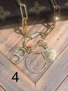 Gold Chain Link Necklace With Charms, Gold Plated Link Chain Necklace With Charms, Gold Plated Link Charm Necklaces, Gold Chunky Chain Link Charm Necklaces, Gold Chunky Chain Link Charm Necklace, Light Chain, Charms Necklace, Charm Necklaces, Just Giving