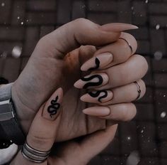 HALLOWEEN NAIL INSPO | OCTOBER NAILS Creative Small Tattoos Unique, Edgy Bride Nails, Chic Nail Designs Classy, Acrylic Nail Designs Short, October Nails Halloween, Karma Nails, Mens Nails, Nails Pretty