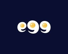 three eggs with faces drawn in the shape of smiley faces on a dark blue background