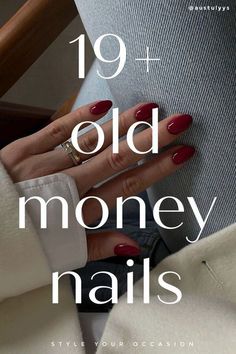 French Girl Nails Aesthetic, One Glitter Nail Ideas, Rich Girl Nails Aesthetic, Classy Bride Nails, Short Clean Acrylic Nails, Natural Xmas Nails, Clean Nude Nails, Old Money Red Nails, Nails For Black Dress Classy