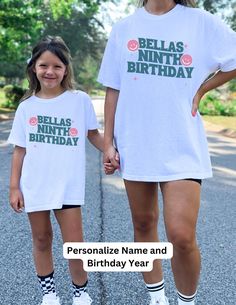 Custom Birthday Shirt Girl Personalized Name Birthday Shirt Birthday Girl Shirt Gift Birthday Party Shirt Youth Birthday Shirt Party Gift A great shirt for a sleepover. This is a great way to enjoy the evening and remember it a long time after! Choose to personalize or not! Cheap Custom Print T-shirt For Birthday, Custom Birthday Shirts, Shirt Girl, Birthday Girl Shirt, Birthday Party Shirt, Girl Shirt, Custom Birthday, Birthday Shirt, Party Shirts