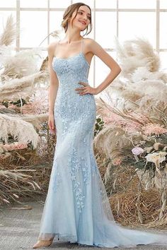 Long Meimaid Sky Blue Tulle Prom Dress,Lace Appliques Evening Dress,WP008 Prom Dresses With Rhinestones, Light Blue Formal Dress, Blue Tulle Prom Dress, Mermaid Prom Dress, Blue Dress Formal, Blue Tulle, Maxi Dress Prom, Pretty Prom Dresses, فستان سهرة