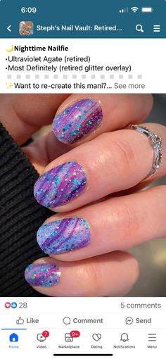 Color Play Color Street, Prima Drama Color Street, Color Street Nails Combos, Nail Combos, Glitter Overlays, Manicure Nail Designs, Nail Styles