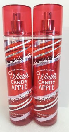 ____________________________ Bath & Body Works ~ Winter Candy Apple ~ _____________________________________ _______________________________ _________________________ Includes The Set Of 2 2 - New Winter Candy Apple Fragrance Mist 8oz Each  Both Have A Slight Approximate 2% Evaporation Both Bottles In Perfect Condition Exact One's You Will Receive    Please Check Out My Other Items Save On Shipping ______________________________________________________________ ___________________________________________________________ _________________________________________________________ No Returns On Health & Beauty Items  Please make sure your address is correct within settings, I can't change it after you've paid. I Do Not cancel orders, sellers lose 30 cents each time due to the card payment proces Apple Fragrance, Bath Body Works Candles, Winter Candy Apple, Bath And Body Work, Card Payment, Victoria Secret Perfume, Candy Apple, Fall Holidays, Candy Apples