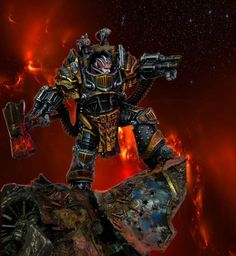 Warhammer Primarch, Solar Auxilia, Bust Painting, 40k Space Marine, Warhammer Painting