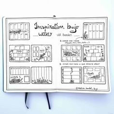 Bujo Page Layout Ideas, Bullet Journal Weekly Layout, Commonplace Book, Bullet Journal Art, Bujo Inspiration, Bullet Journal Spread, Bullet Journal Layout, Journal Template, Journal Layout