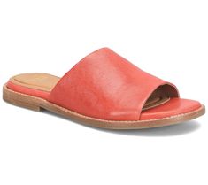 Cool, casual, and comfortable, these sandals exude easygoing vibes and offer slip-on ease. From Sofft. Born Sandals, Leather Slide Sandals, Leather Slides, Slide Sandals, Fashion Jewelry, Slip On, Sandals, Leather