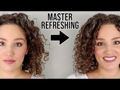 Solving your Refreshing Issues | Minimal Refreshing Routine + Q&A - YouTube Stringy Curls, Refreshing Curls, My Day, Health And Beauty, Health, Water, Beauty