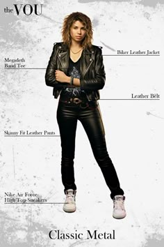 Different Types Of Grunge, Types Of Grunge, 80s Rock Fashion, Gothic Chic, Fashion Dictionary, Dark Outfits