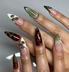 Gel Nail Art, Fall Nails, Nails Inspiration, Nail Inspo, Gel Nails, 3 D, Nail Art, Nails, Pins