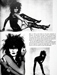 Siousxe And The Banshees, Siouxsie And The Banshees Poster, Deathrock Fashion, Punk Magazine