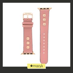 in stock Luxury Pink Watch Band With Bracelet Strap, Pink Luxury Bracelet Strap Watch Bands, Trendy Gold Leather Apple Watch Band, Pink Rectangular Apple Watch Band With Bracelet Strap, Luxury Pink Adjustable Watch Bands, Pink Bracelet Strap Apple Watch Band, Trendy Rectangular Leather Strap Watch Bands, Pink Rectangular Bracelet Strap Apple Watch Band, Luxury Adjustable Pink Watch Band