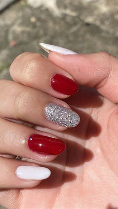 Nail Designs Valentines, I Love Nails, Pretty Acrylic Nails, Nails Short, Valentines Nails, Nail Designer, Trendy Nails