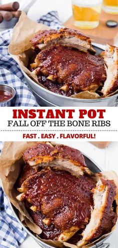 instant pot fall off the bone ribs