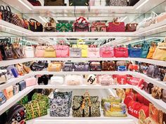 Martyn Lawrence Bullard Design, Handbag Closet, Closet Features, Arch Digest