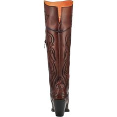 Dan Post Women’s Seductress Leather Boot DP3285 This Dan Post Women’s Seductress Leather Boot DP3285 is 20" in height, handcrafted of rich leather with an inside zipper for easy on and off. The design is narrow at the ankle and the tall fashion heel makes your legs go forever. Highlighted with an elegant western stitch design and fashion snip toe. They will fast become your favorite night-out boots. Get the party started in Dan Post Seductress boots. FEATURES: LEATHER 20" HEIGHT 16" CIRCUMFERENC Dan Post Womens Boots, Boys Cowboy Boots, Dan Post Boots, Girl Cowboy Boots, Leather Cowgirl Boots, Twisted X Boots, Over The Calf Socks, Dan Post, Tall Fashion