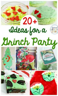 20 ideas for a brunch party with green frosting and red candies