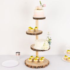 wooden cake stand, wooden display stand, rustic wood cake stand, wood cake pedestal, wood riser stand#color_parent Wooden Cupcake Stands, Rustic Cupcake Stands, Large Wood Slices, Rustic Cupcakes, Dessert Display Stand, Cake Dessert Table, Rustic Centerpiece, Wooden Cake Stands, Wood Cake Stand