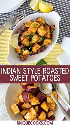 Indian Sweet Potatoes - Unique Cooks Indian Sweet Potato, Sweet Potato Side Dish, Sweet Potato Sides, Potato Side Dish, Sweet Potato Recipe, Foods From Around The World, No Cook, Cooked Food, Easy Family Recipes