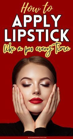 Lipstick Application Tips, Lipstick Tips, Perfect Lipstick Shade, Lipstick Application, Apply Lipstick, Lipstick Hacks, Lipstick Tutorial, Beautiful Eyebrows, Perfect Lipstick