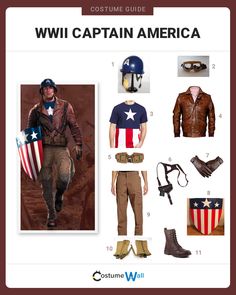 costume guide for the captain america movie