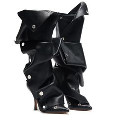 PRICES MAY VARY. ♥{Measurement}: Flared stiletto heel height approx 11cm/4.33", shaft height 35cm/13.8", top opening 36/14.1". ♥{Design} : These slouchy boots are designed with runched,silver buttons , back zipper closure, pointy toe, thin high heel. ♥{Occasions} : The stiletto boots fit with various life occasions like wedding, shopping, dating, vacation, casual, outdoor and so on. ♥{Fashion Matches} : These knee high boots for women, ladies can go well with your skirts, frocks, dress and jeans Shoes Snap, Women's Knee High Boots, Slouchy Boots, Stiletto Boots, Wide Calf Boots, Shop Shoes, Casual Heels, Womens Knee High Boots, Wide Calf