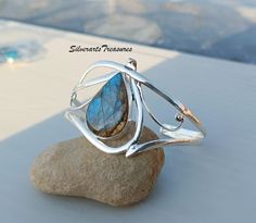 Labradorite Bangle-solid 925 Sterling Silver Pear Stacking Bangle, Adjustable Open Cuff Bangle, Women Bangle, Boho Silver Bangle Jewelry - Etsy Sterling Silver Teardrop Bracelet As Gift, Silver Handmade Teardrop Bracelets, Handmade Silver Teardrop Bracelets, Silver Teardrop Handmade Bracelet, Handmade Teardrop Bracelets As Gift, Bohemian Teardrop Bracelets For Gifts, Bohemian Teardrop Bracelets As Gift, Custom Silver Jewelry, Bangle Jewelry