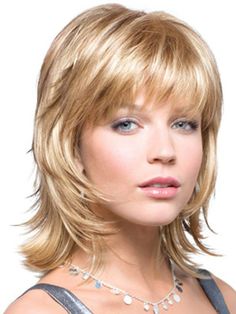 modern medium shag haircut Modern Shag Haircut, Short Shag Haircuts, Shaggy Haircuts, Haircuts With Bangs, Layered Hair, Fine Hair