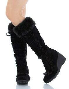 Womens Mid Calf Winter Boots, Mcbling Shoes, Shoes For Winter, Not Human, Aesthetic Shoes, The Guys, X Reader