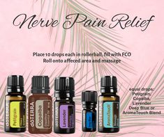 Nerve Pain Essential Oils, Essential Oils For Inflammation, Pain Relief Essential Oils, Essential Oil Blends Roller, Magnet Therapy, Doterra Diffuser Blends