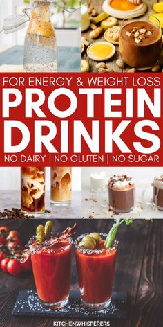 High Protein Drinks, Breakfast Drinks, Vegan Smoothie Recipes