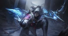 Snow moon Varus skin that was released on 17 May in patch 13.10 Blood Moon Talon, League Skins, 4k Desktop Wallpapers, Snow Moon, Shippuden Sasuke, Skin Line, Naruto Shippuden Sasuke