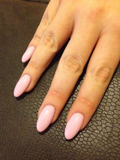 oval nails pink acrylic nail designs red Baby Pink Almond Nails, Pink Oval Nails, Long Oval Nails, Nail Samples, Nails July, Pink Almond Nails, Oval Acrylic Nails, Short Oval Nails, Oval Nails Designs