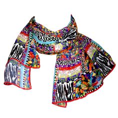 Animal Print/Geo and abstract. Multicolor Paisley Print Pashmina, Bohemian Scarf With Abstract Print, Multicolor Silk Scarves With Abstract Print, Bohemian Multicolor Scarf With Abstract Print, Emilio Pucci Printed Silk Scarf, Bell Sleeves, Bell Sleeve Top