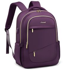 Laptop Backpack for Women, Slim Business Laptops Bag with Separate Computer Compartment Stylish Daypack for College Work Travel, Fits 15.6" Laptop Description and features 🎒𝐏𝐄𝐑𝐅𝐄𝐂𝐓 LAPTOP PROTECTION- The backpack has a thickened separate computer compartment that can hold a 15.6-inch laptop. With the shockproof elastic band, it can provide the protection for your laptop, suitable for business travel 💘DURABLE AND COMFORTABLE- Made of lightweight high-density waterproof nylon, durable and tear-resistant, weighing only 1.35 pounds, it is absolutely amazing quality and light. The ergonomic shoulder strap design, relieve your shoulder pressure ❣️SLIM BUSINESS BACKPACK- Size: 16.5" H*12.5" L*5.5" D. Total 5 compartments: 1 separate laptop compartment, 1 main compartment, 2 front compart Steve Madden Backpack, Kate Spade Backpack, Packable Backpack, Business Laptop Bag, Business Backpack, Faux Leather Backpack, Quilted Backpack, Backpack For Women, Medium Backpack